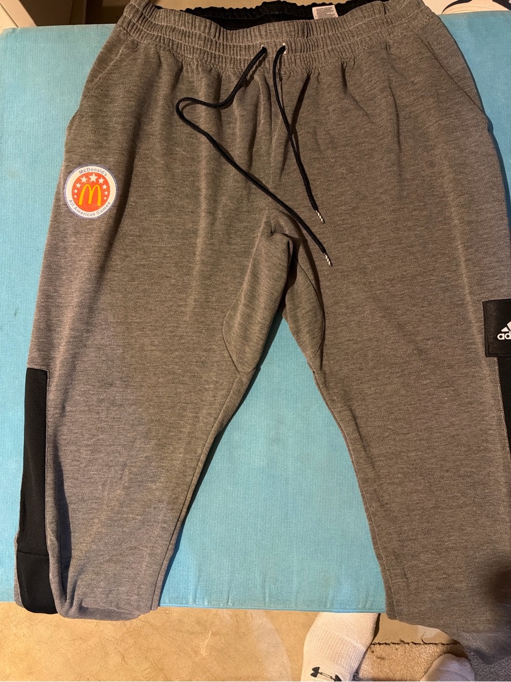 McDonald’s All American Basketball Sweatpants with Black Trim and Logo Accent